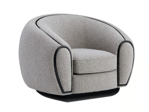 VENDÔME - Fabric armchair with armrests _ Casa Magna